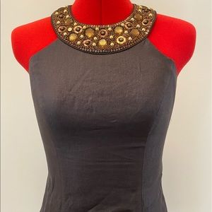 Next - Bronze and Brown halter - size 8